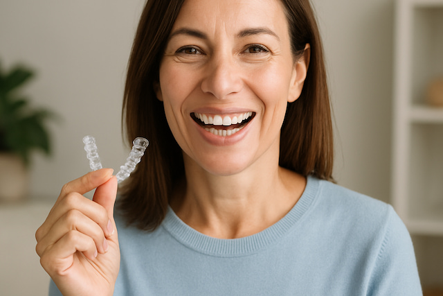 פלטות שקופות לשיניים